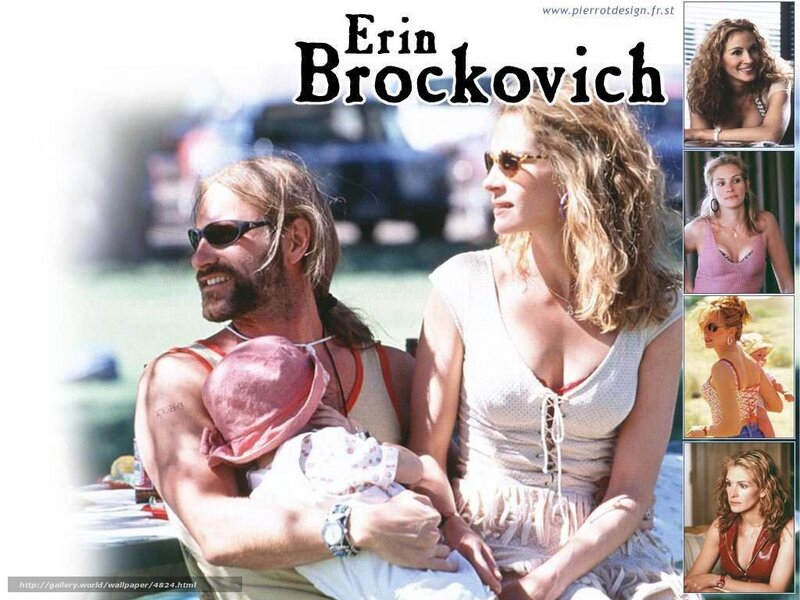 Erin Brockovich movie collage