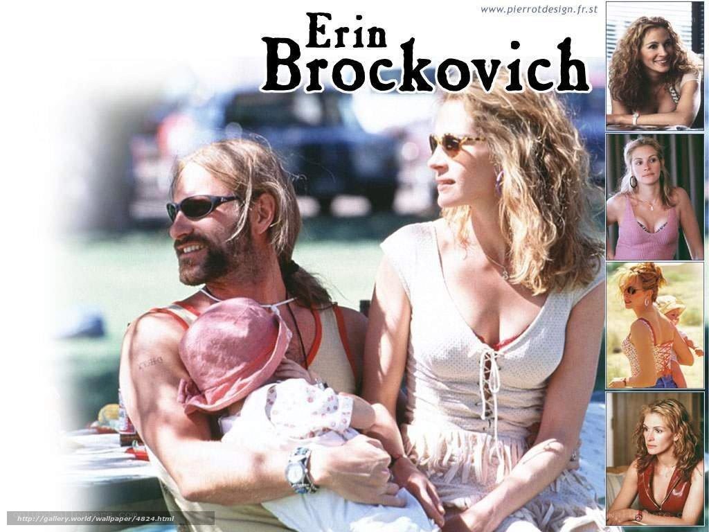 Erin Brockovich movie collage