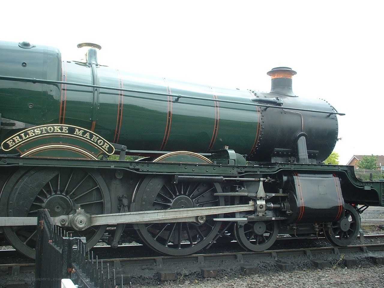 Erlestoke Manor steam locomotive
