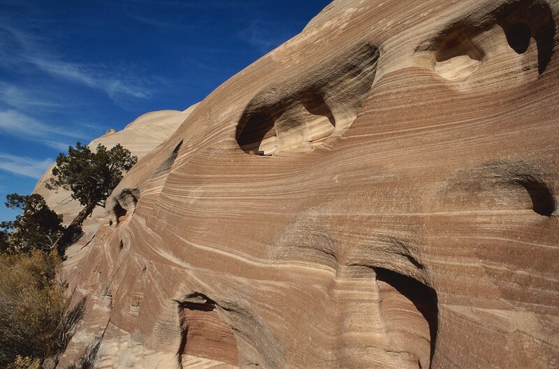 Eroded sandstone formations