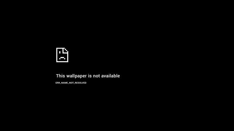 Error Message on Black Background — Neutral, Minimalist