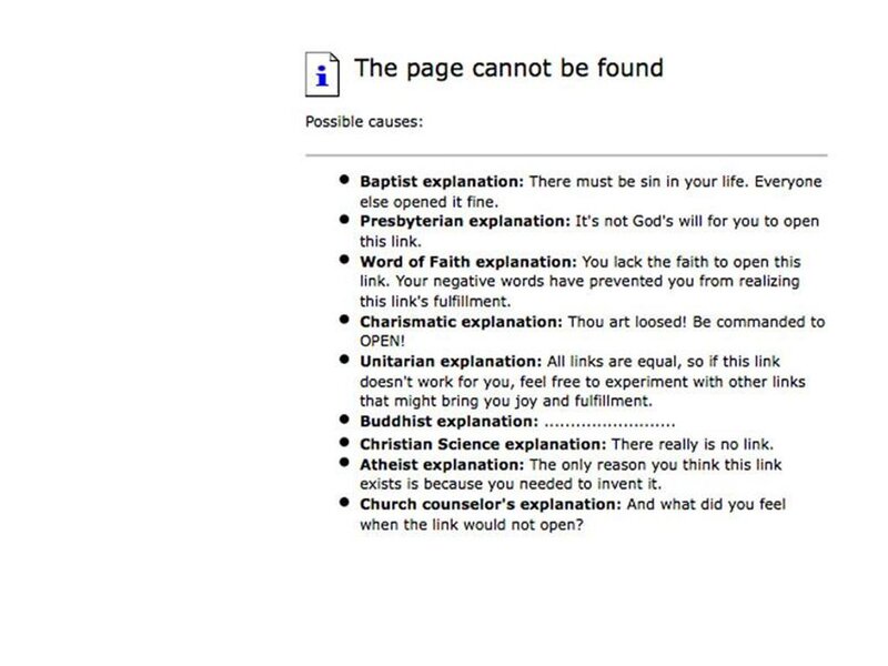Error Message Page
