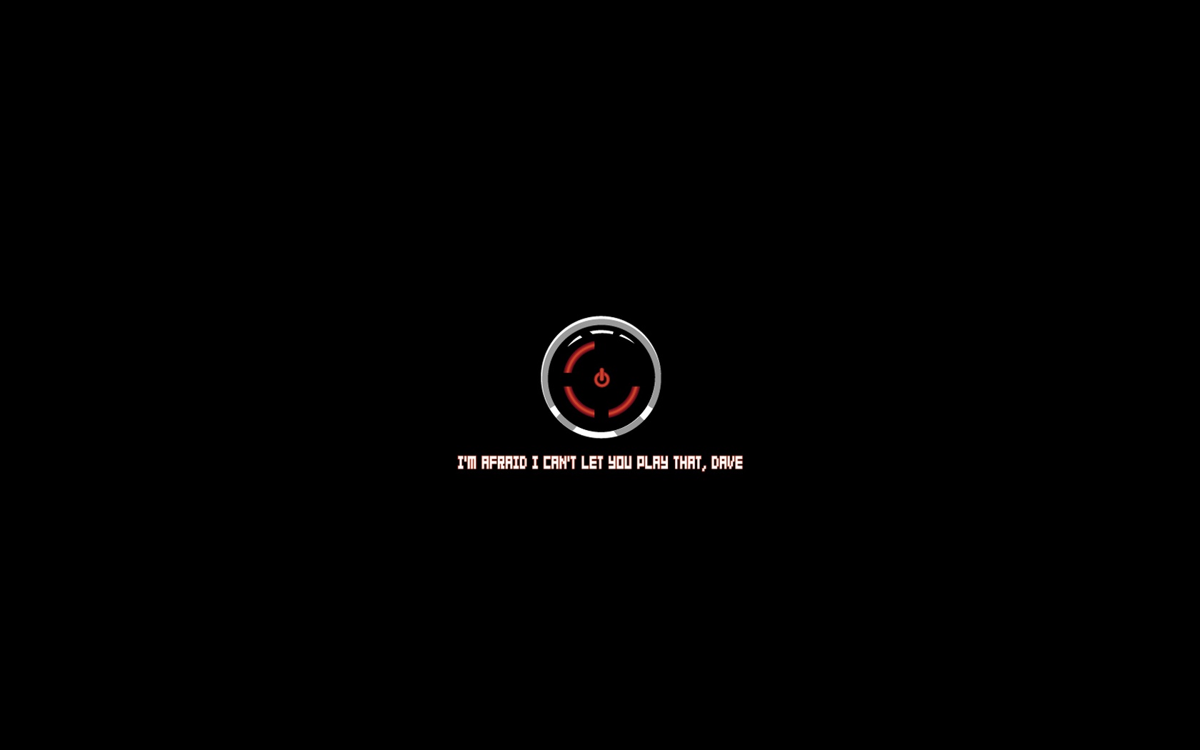 error message screen