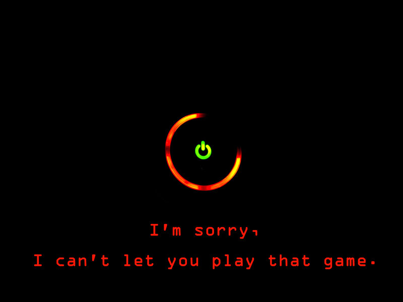 error message screen