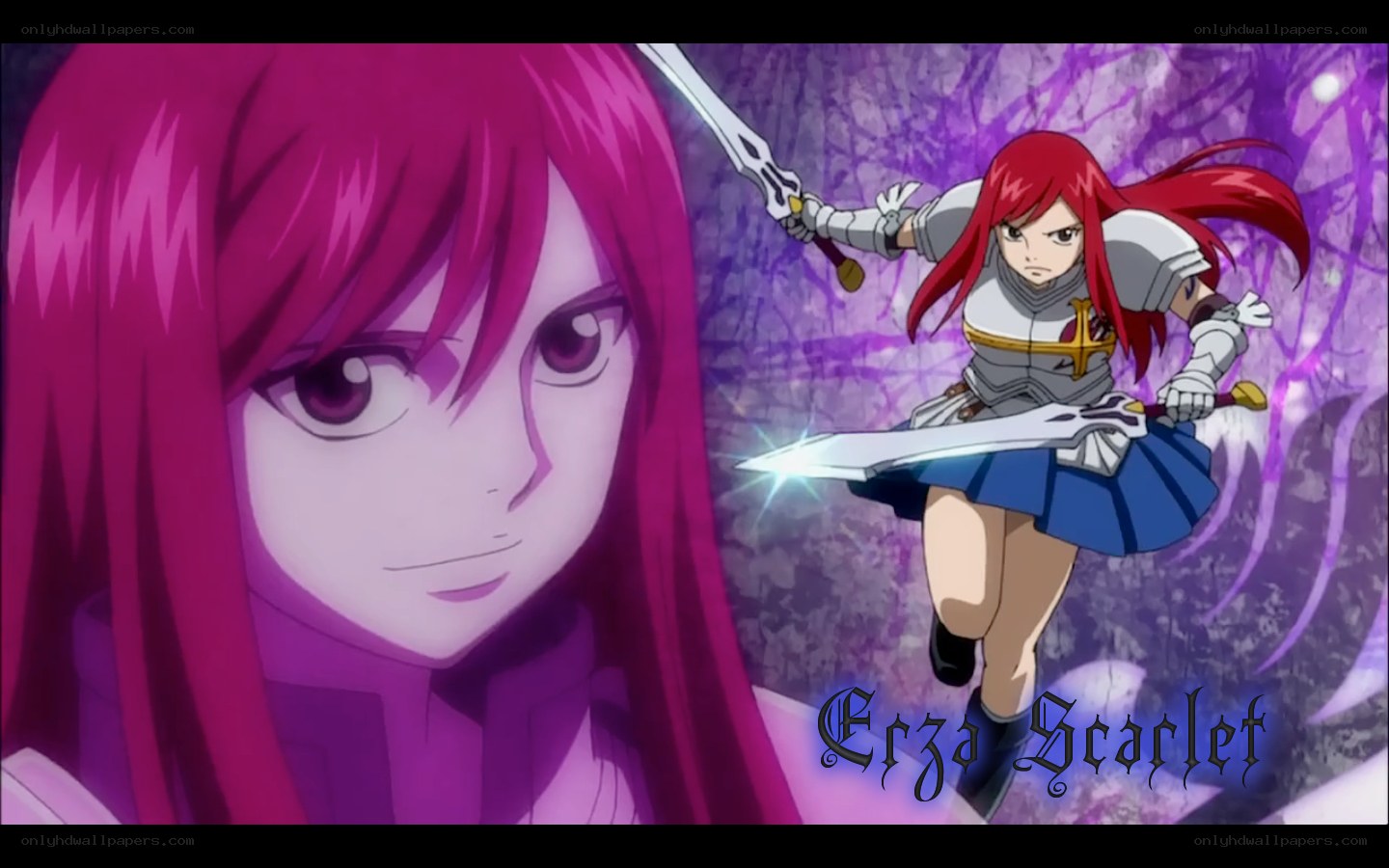 Erza Scarlet in action