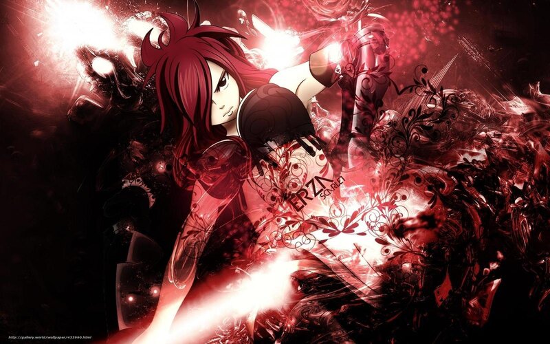 Erza Scarlet in action