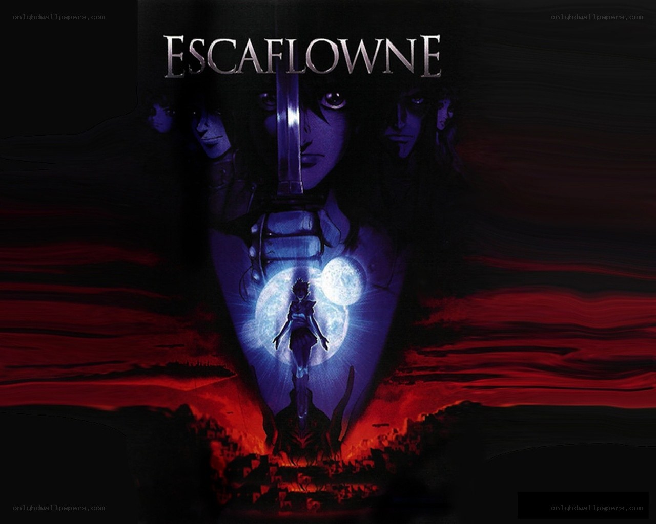 Escaflowne anime poster