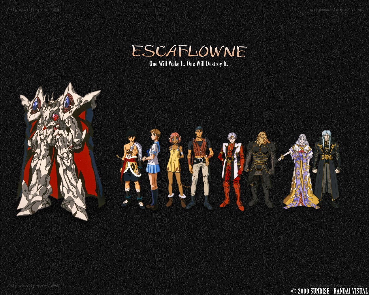 Escaflowne character lineup