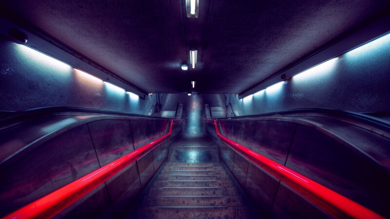 Escalator and Stairs
