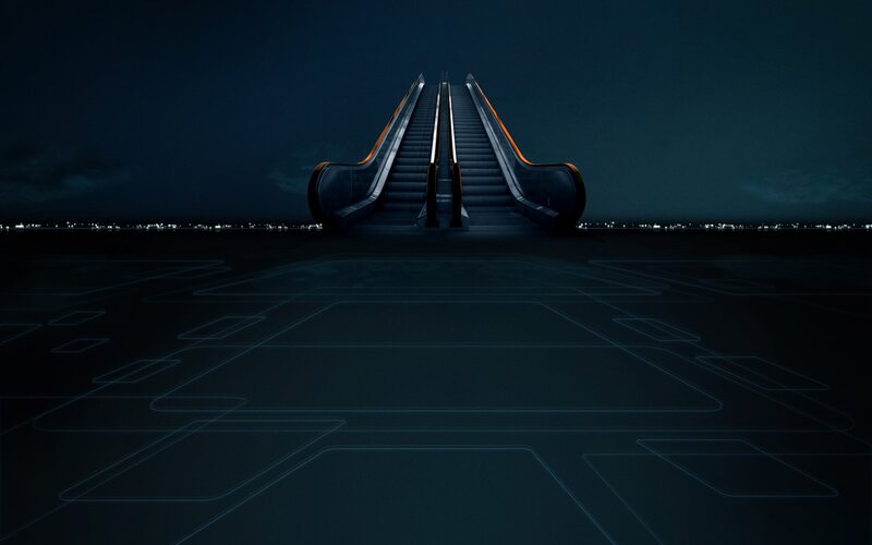 Escalator at Night