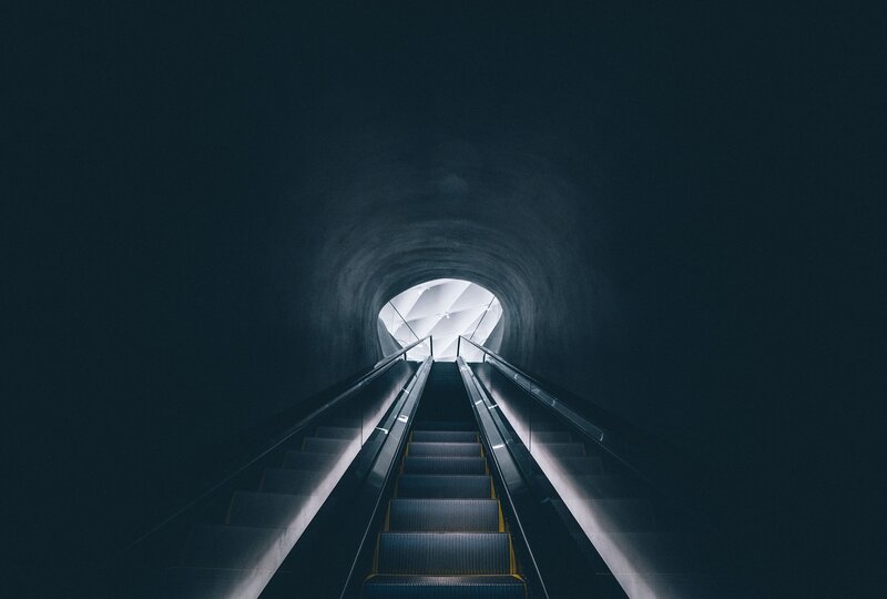 Escalator in Tunnel