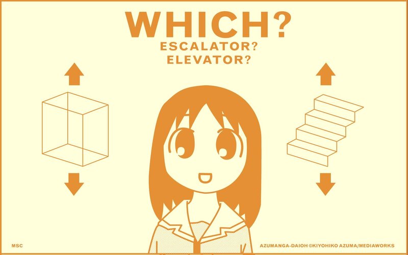 Escalator or Elevator?