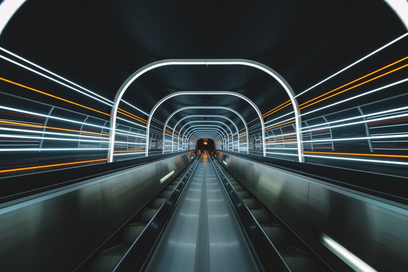 Escalator Tunnel — Black