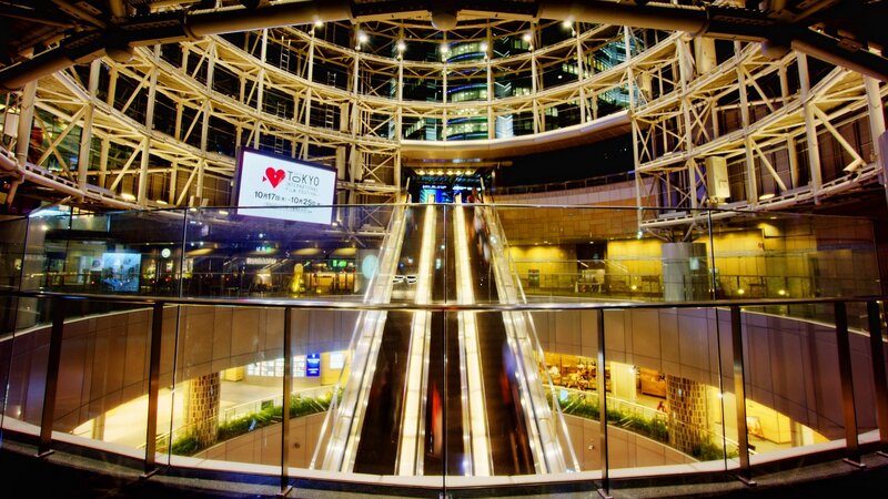 Escalators in Modern Building