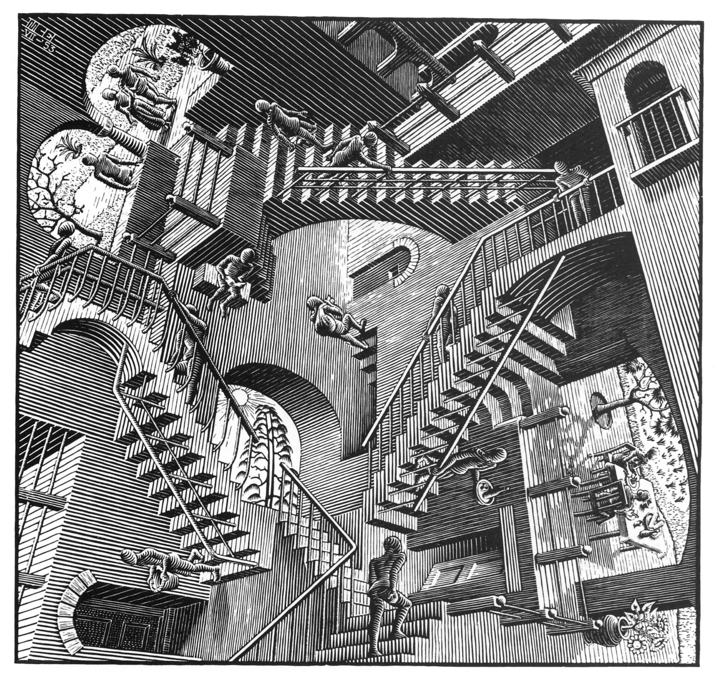 Escher's impossible staircase