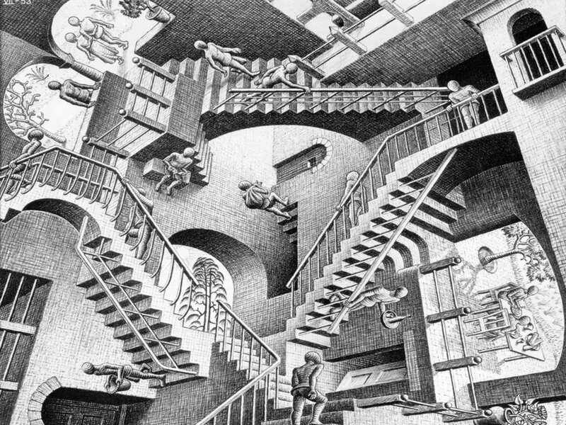 Escher's impossible staircase