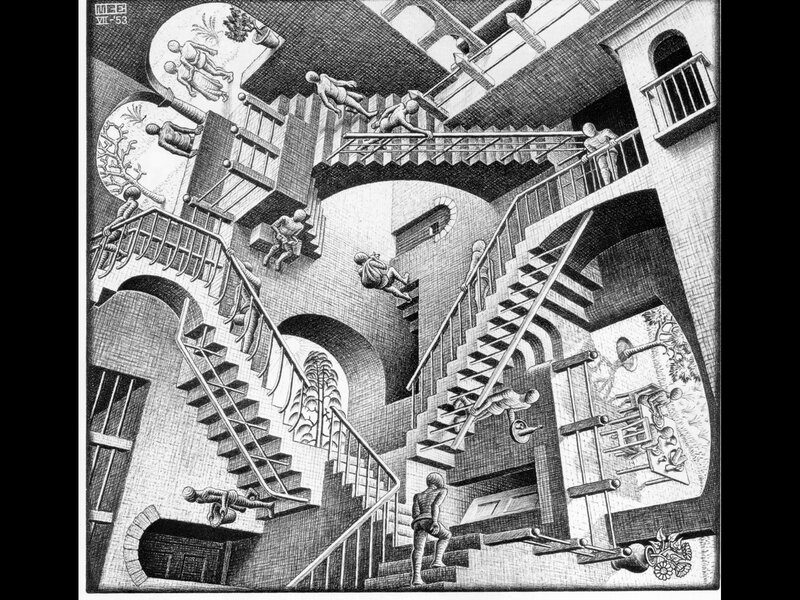 Escher's impossible staircase