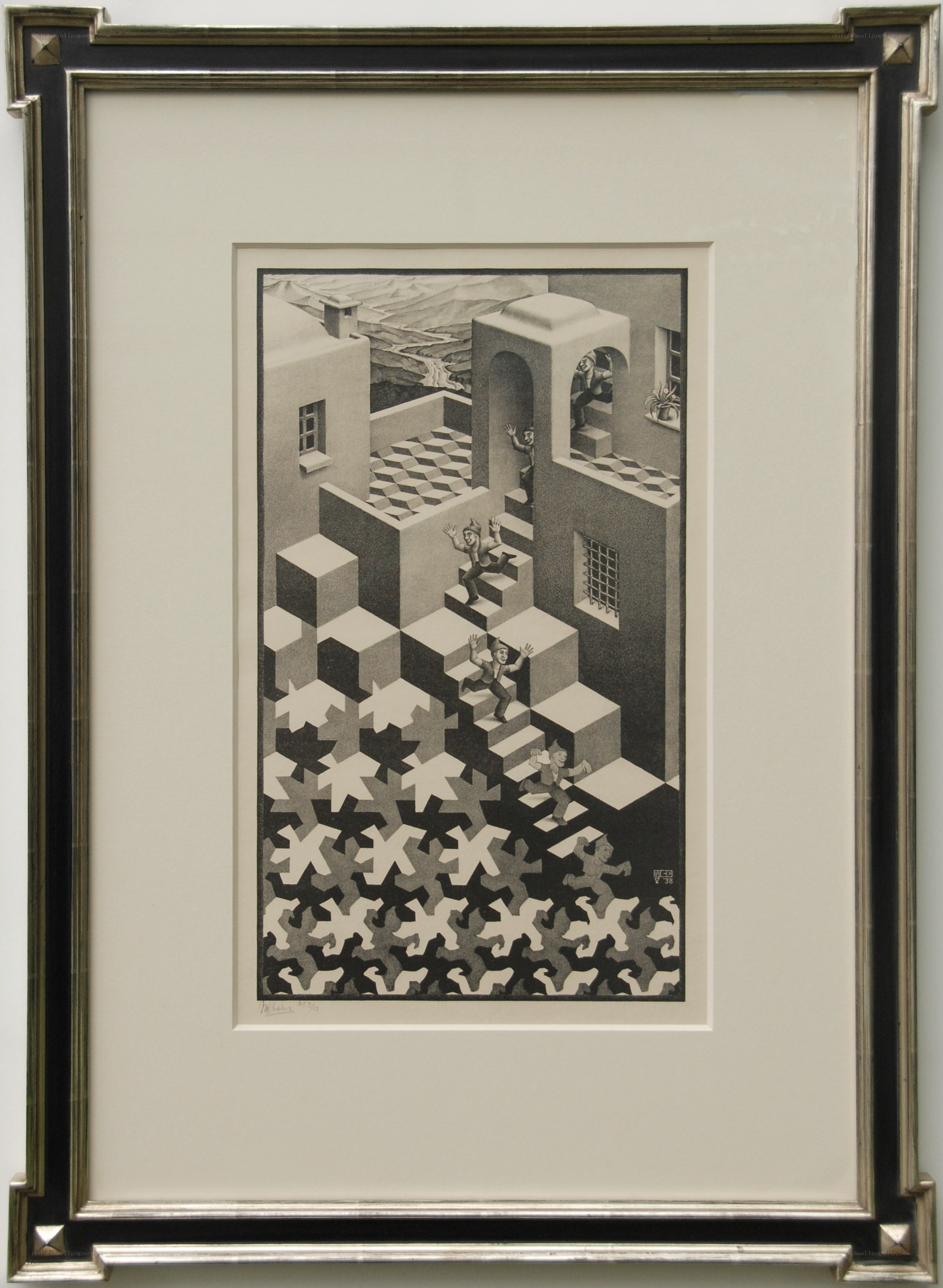 Escher's Relativity print
