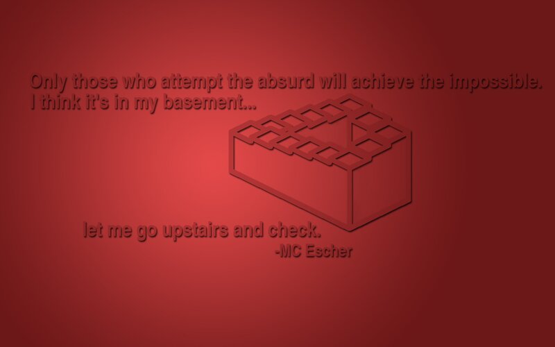 Escher-style Block