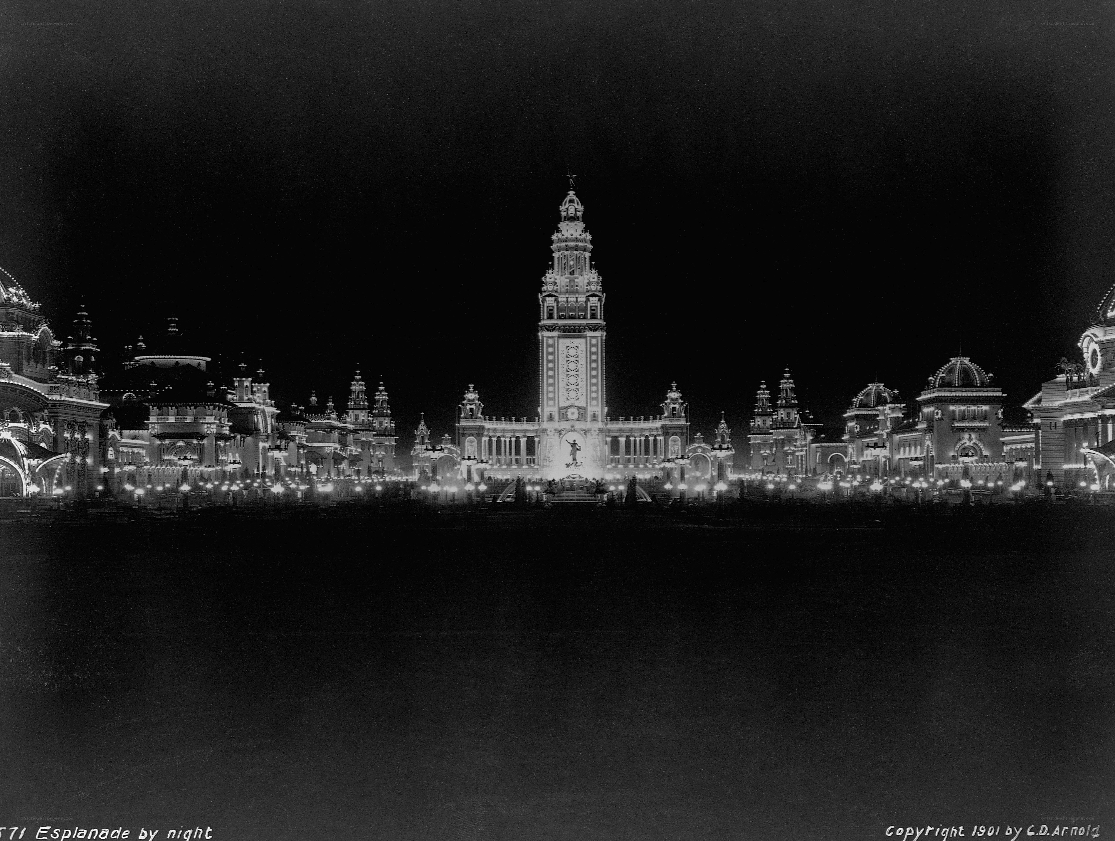 Esplanade at night