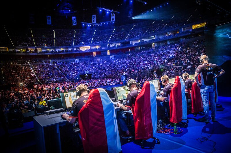 Esports Players on Stage