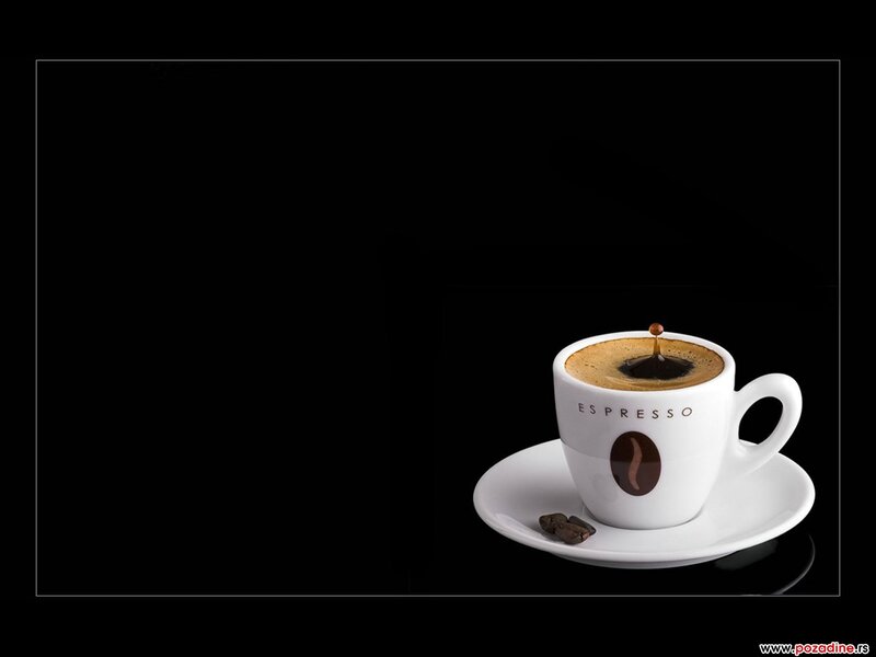 Espresso Cup on Saucer — Black