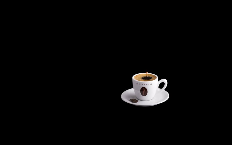 Espresso Cup on Saucer — White