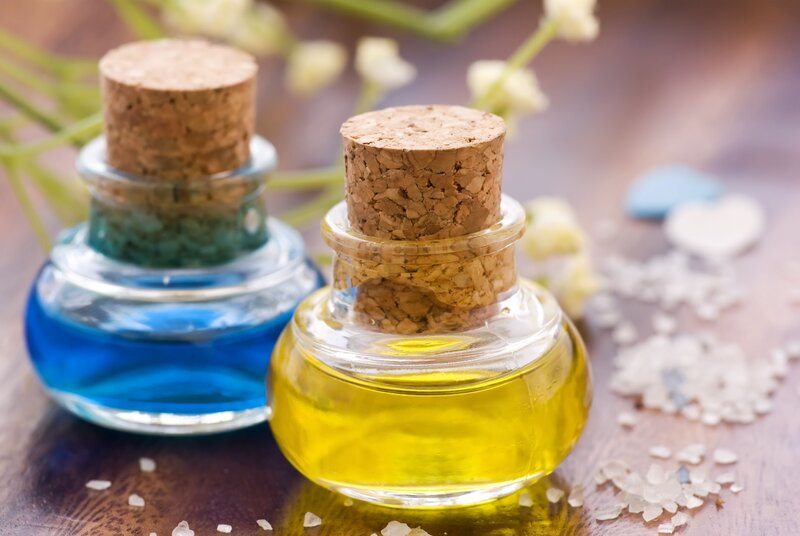 Essential Oil Bottles — Yellow