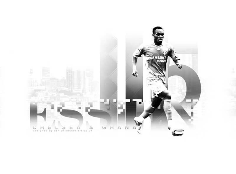 Essien in Chelsea kit