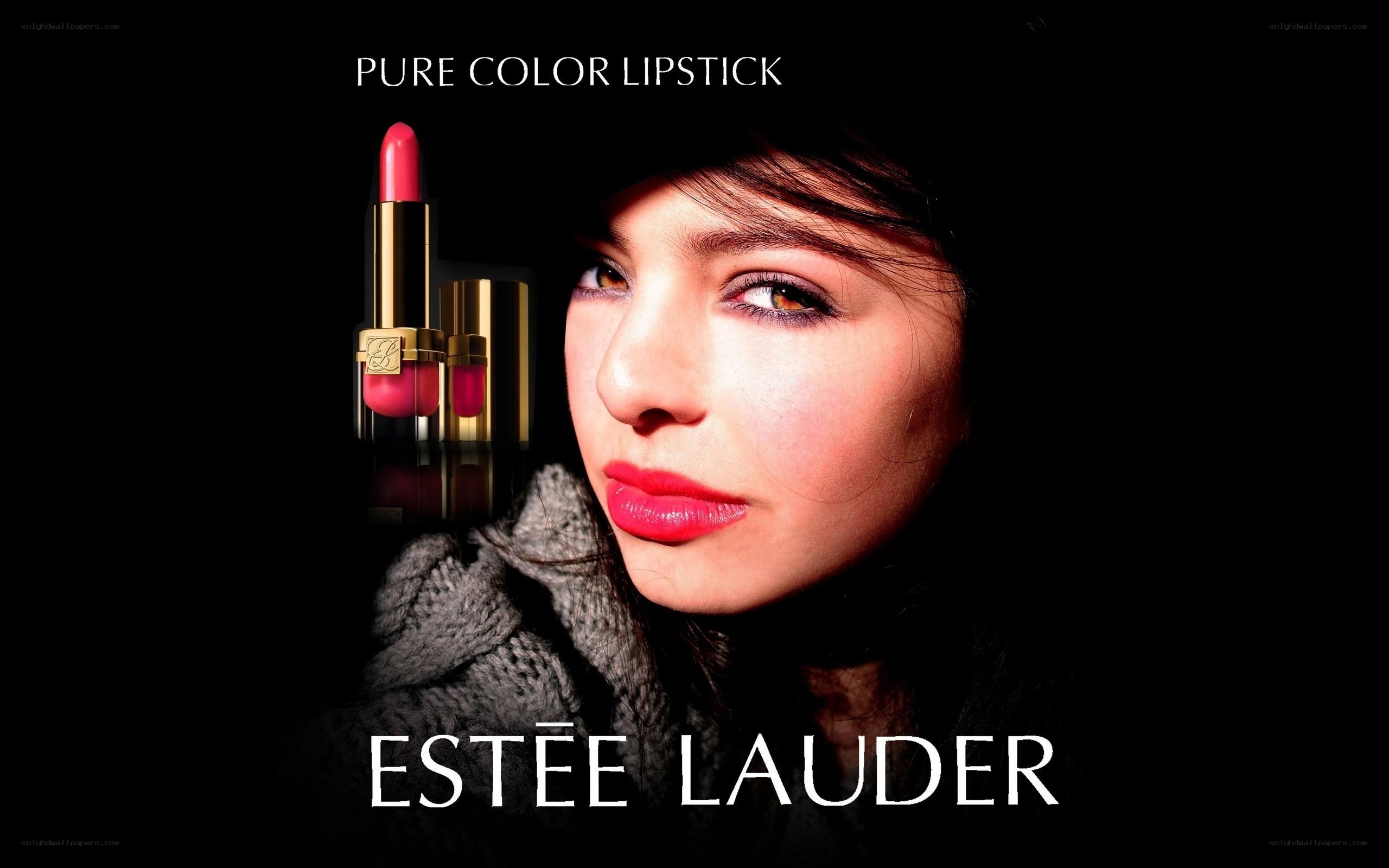 Estee Lauder lipstick ad