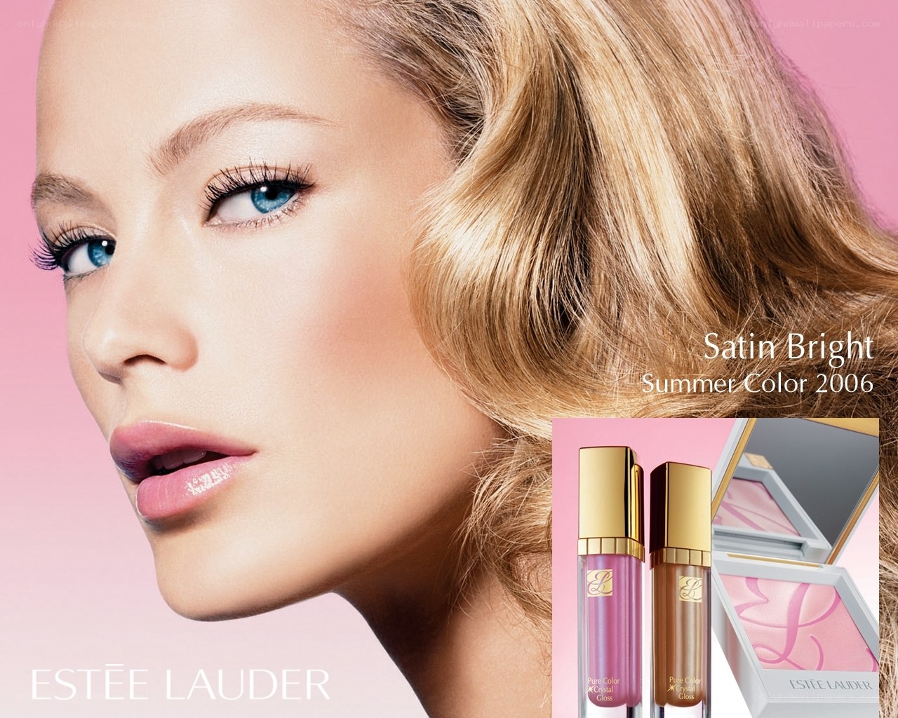 Estee Lauder makeup advertisement