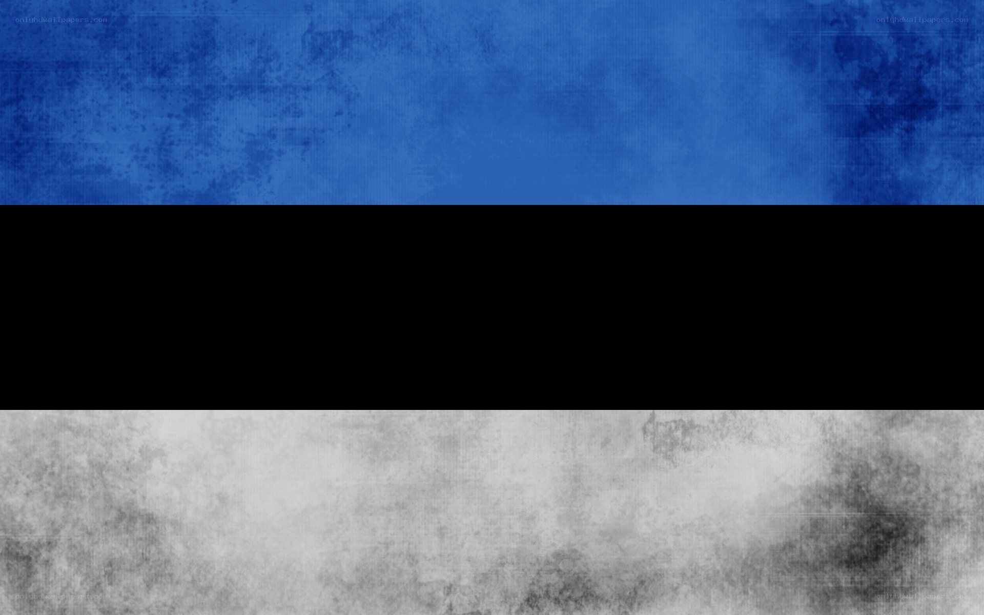 Estonian flag with grunge texture