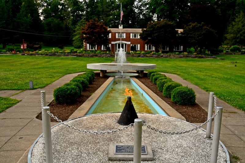 Eternal Flame Memorial — Green, Serene