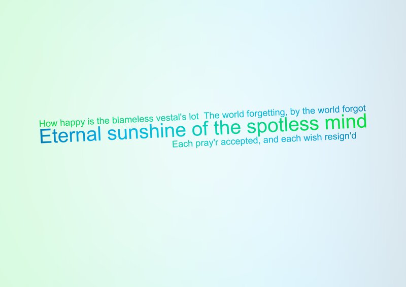 eternal sunshine of the spotless mind