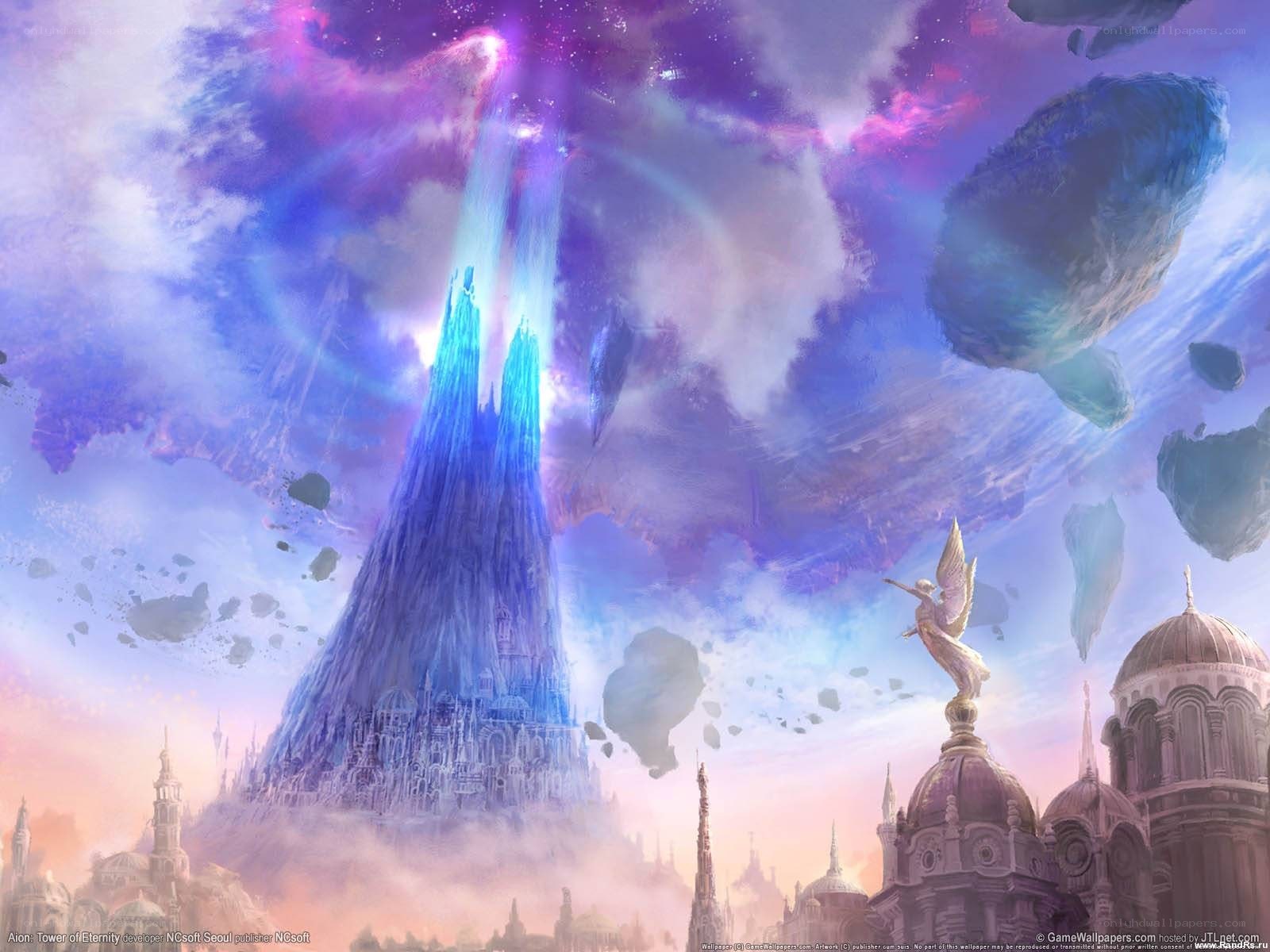 Eternal Tower Fantasy Scene