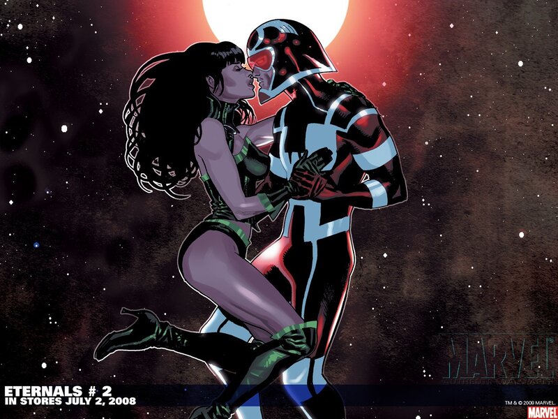 Eternals comic cover art