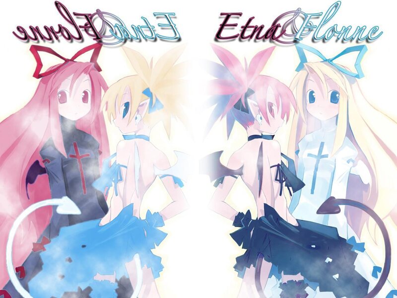 Etna and Flonne characters