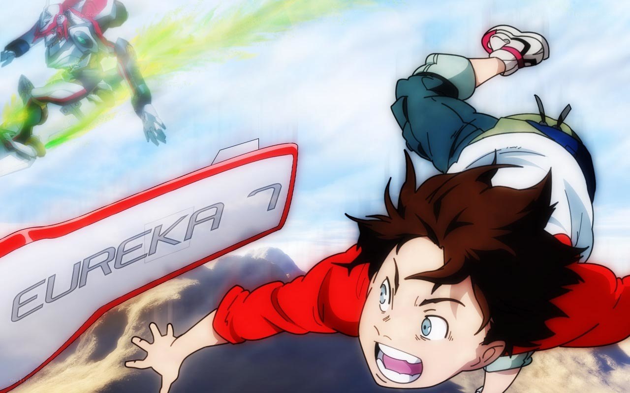 Eureka Seven anime action scene