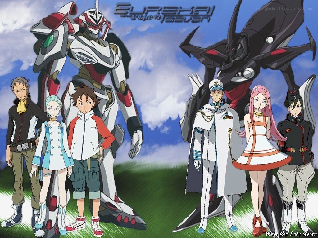 Eureka Seven anime character lineup