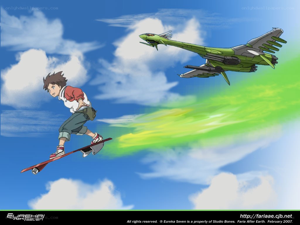 Eureka Seven anime scene