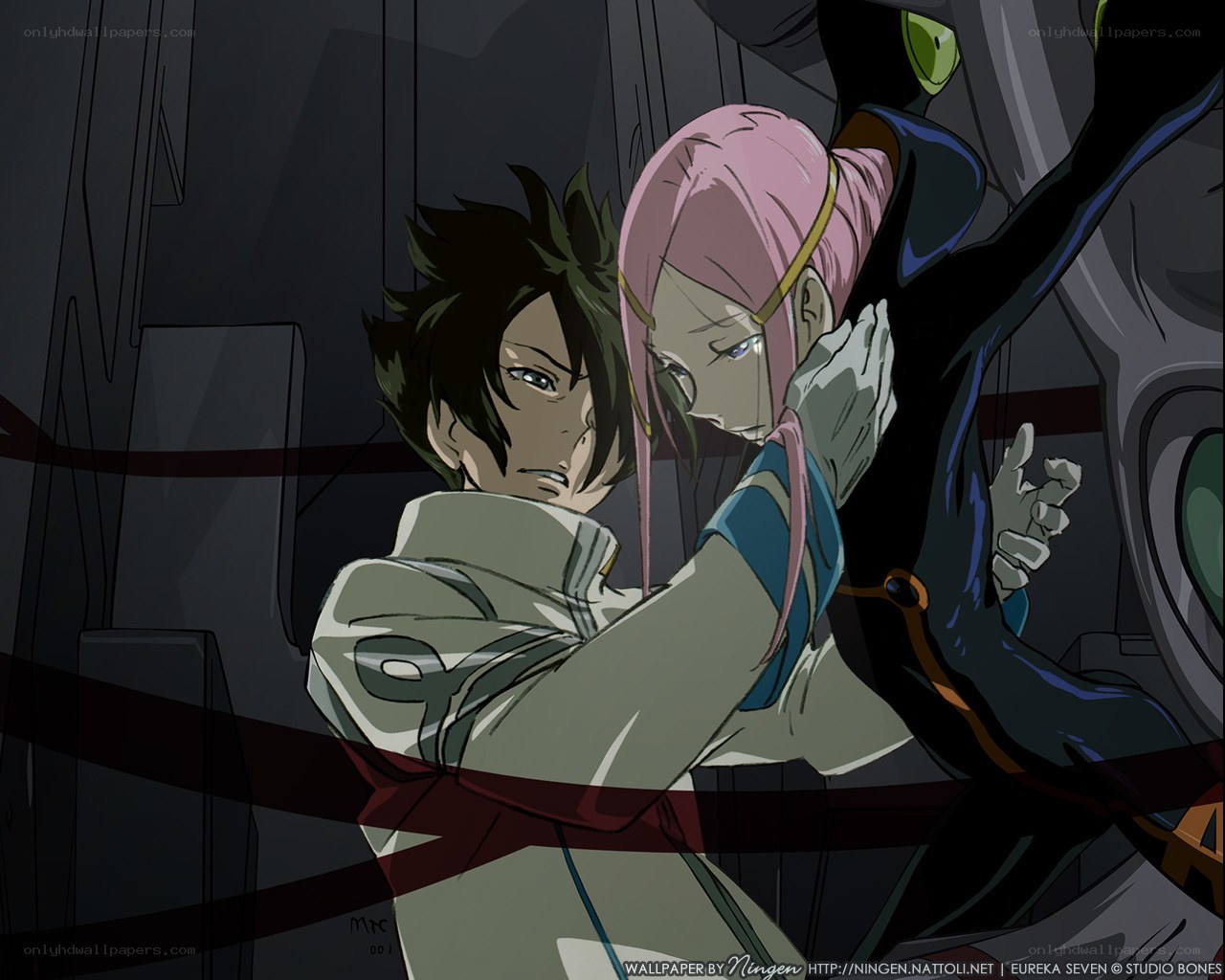 Eureka Seven anime scene