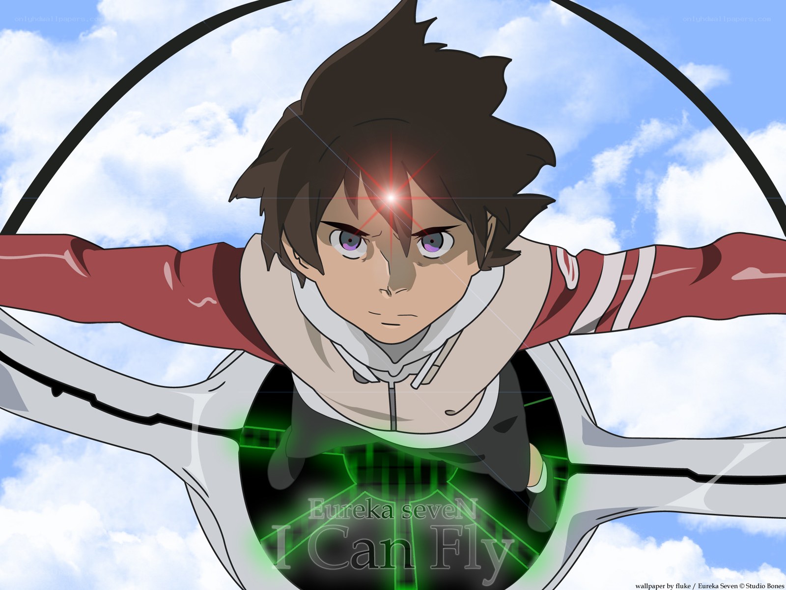 Eureka Seven character in flight