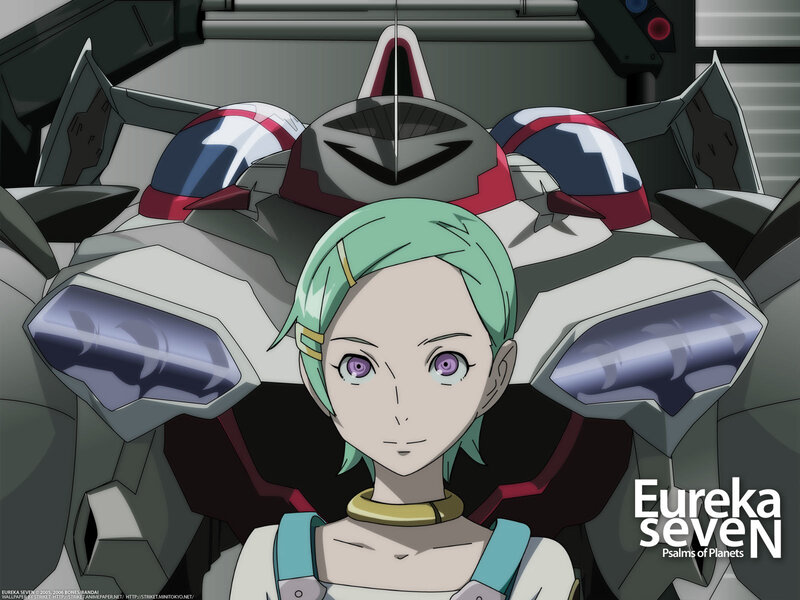 Eureka Seven character with mecha