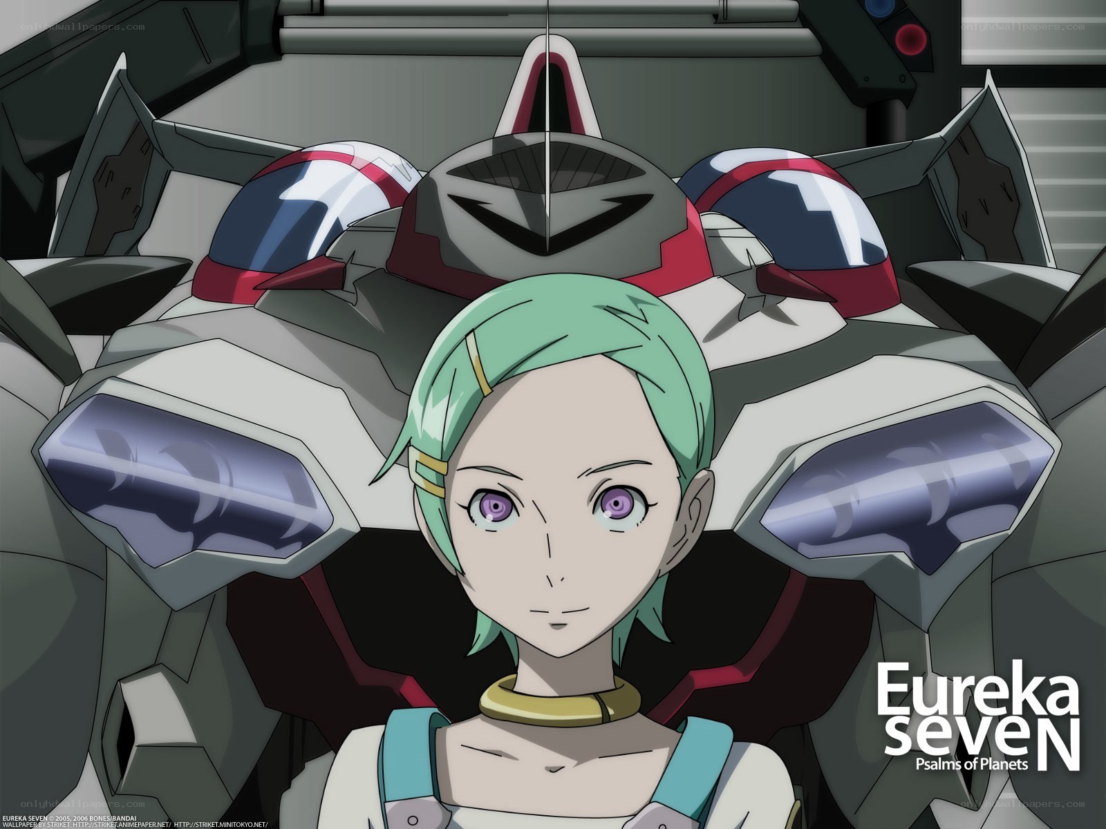 Eureka Seven character with mecha