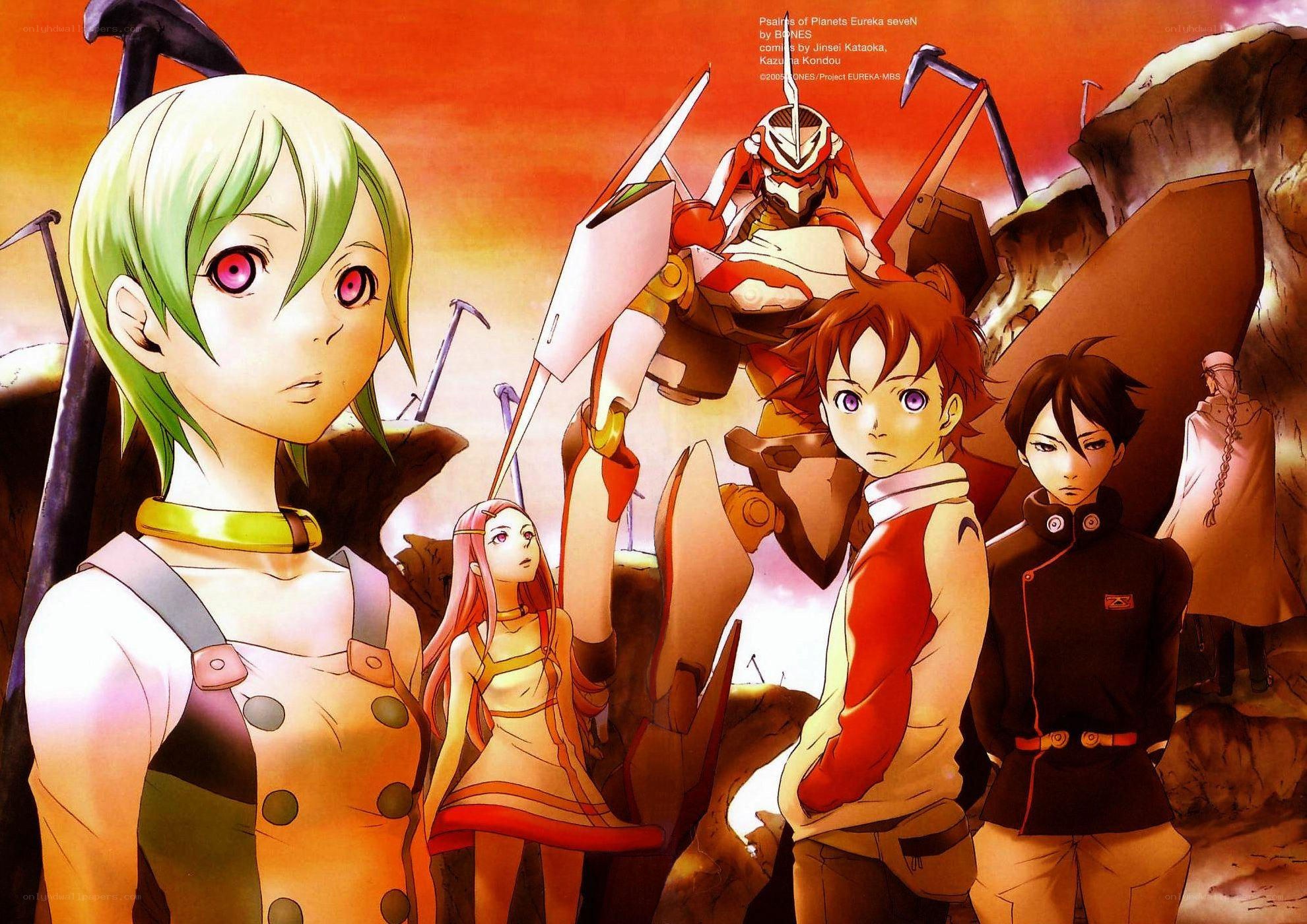 Eureka Seven characters in desert