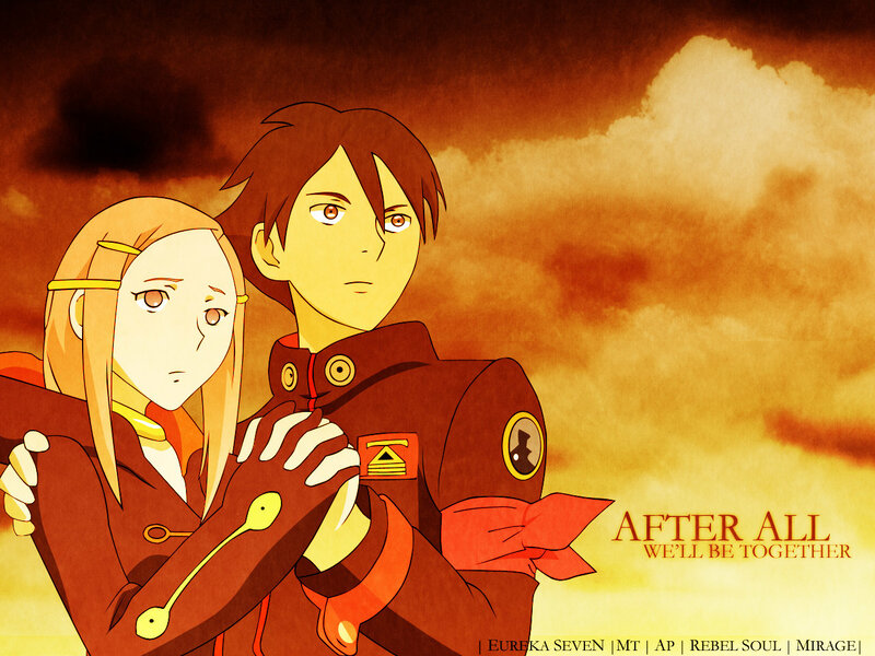 Eureka Seven characters together