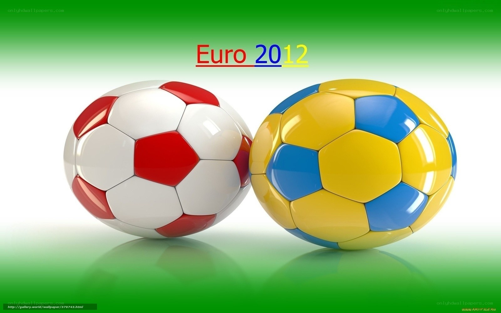 Euro 2012 soccer balls