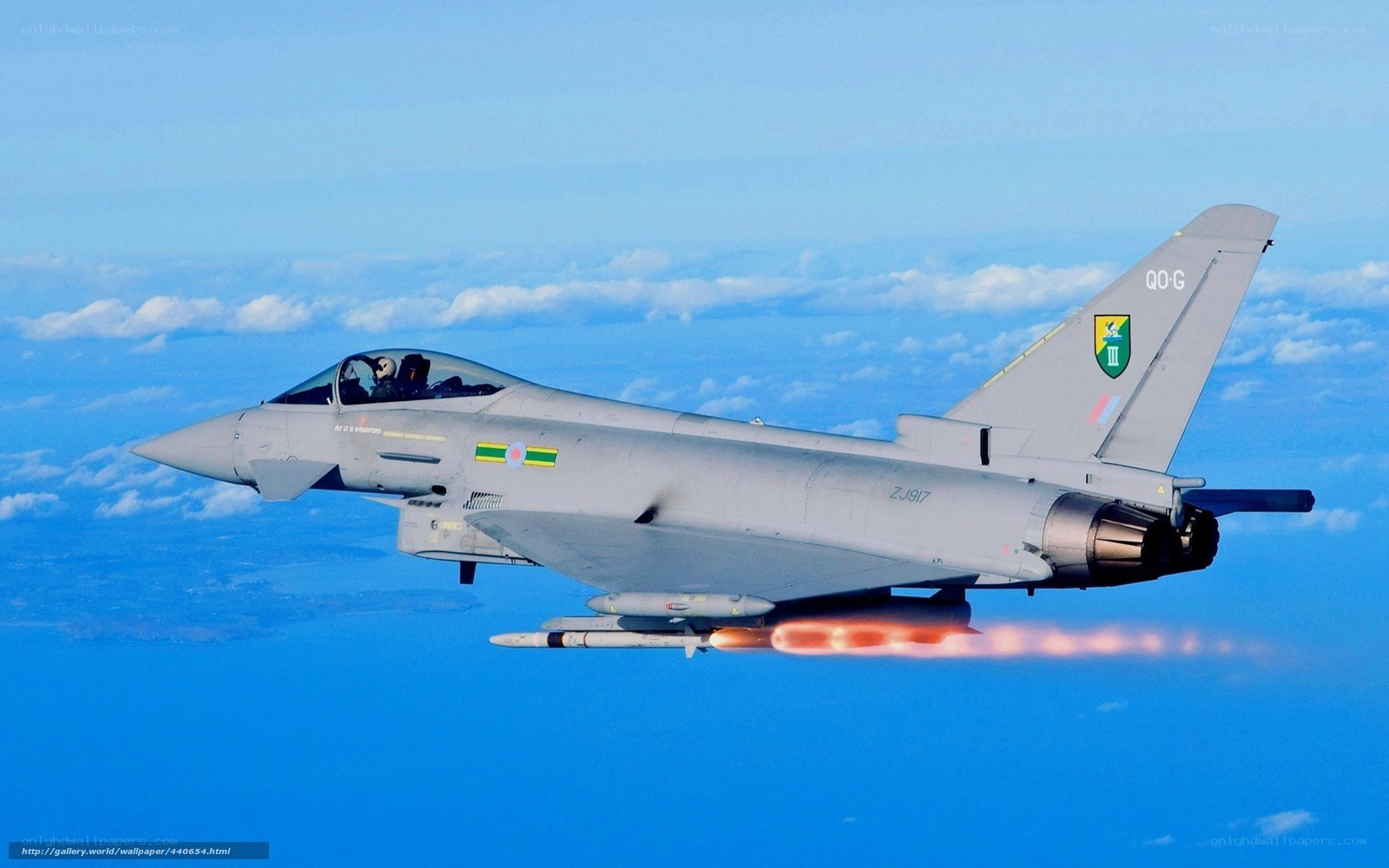 Eurofighter Typhoon in flight
