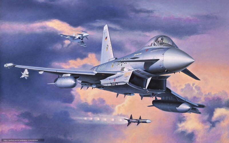 Eurofighter Typhoon in flight