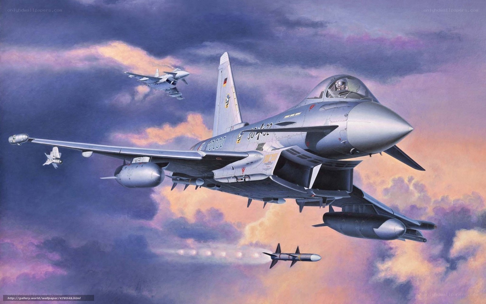 Eurofighter Typhoon in flight
